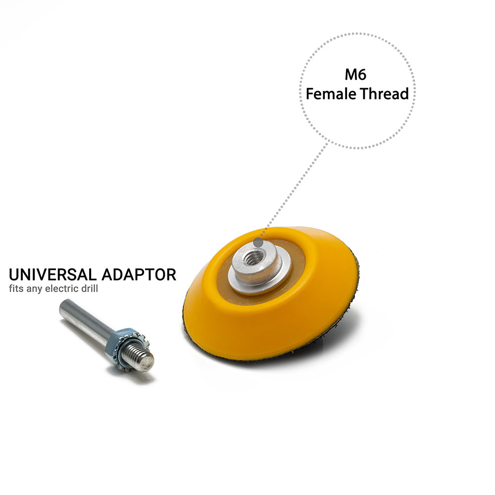 50mm ( 2") Spindle backing pad for electric drill - soft