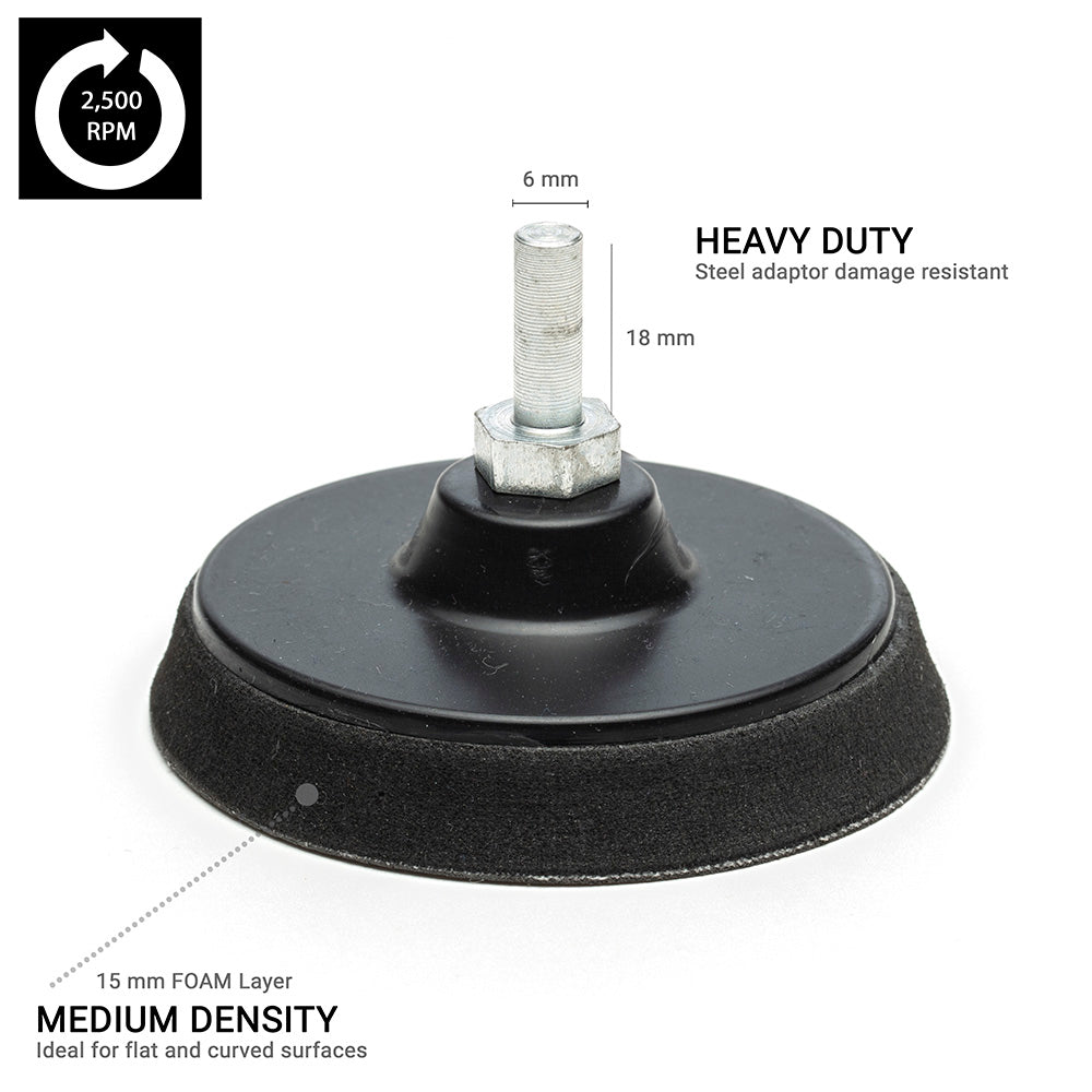 75mm ( 3") Spindle Pad PSA M6 - medium