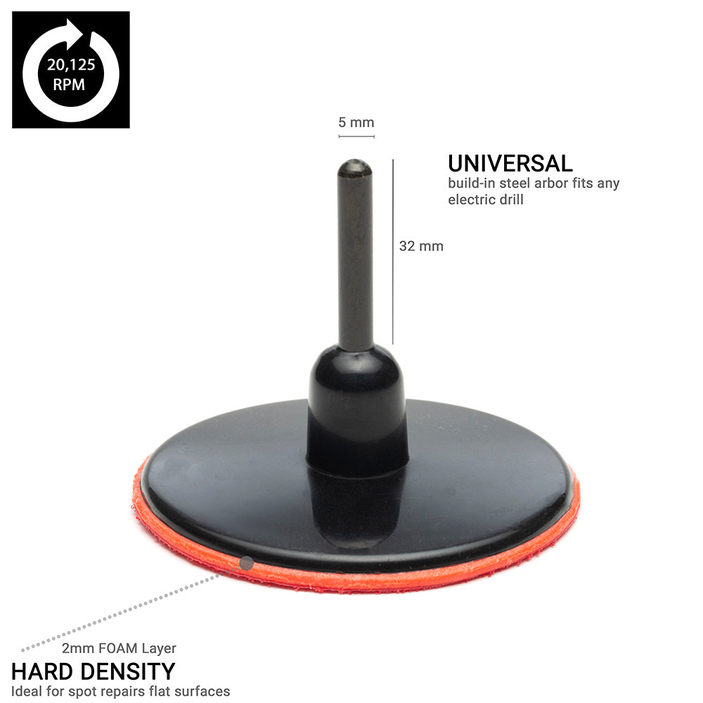 75mm ( 3") Spindle Pad - hard