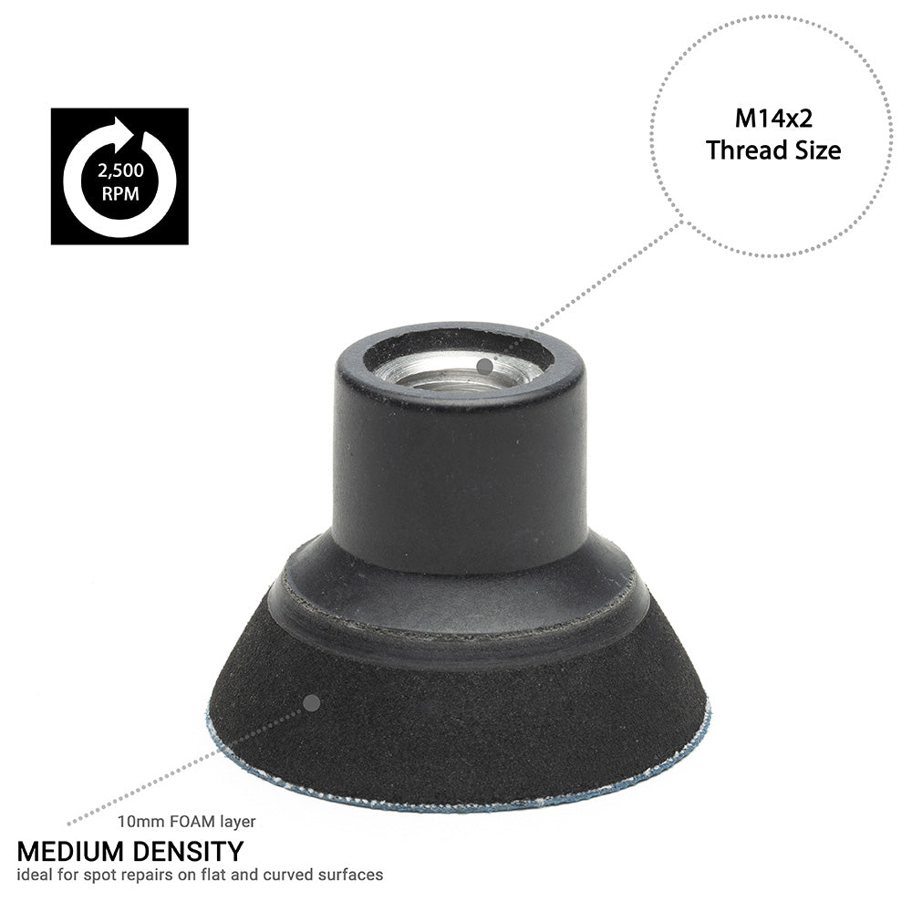 50mm ( 2") Rotary backing pad PSA - M14 - medium