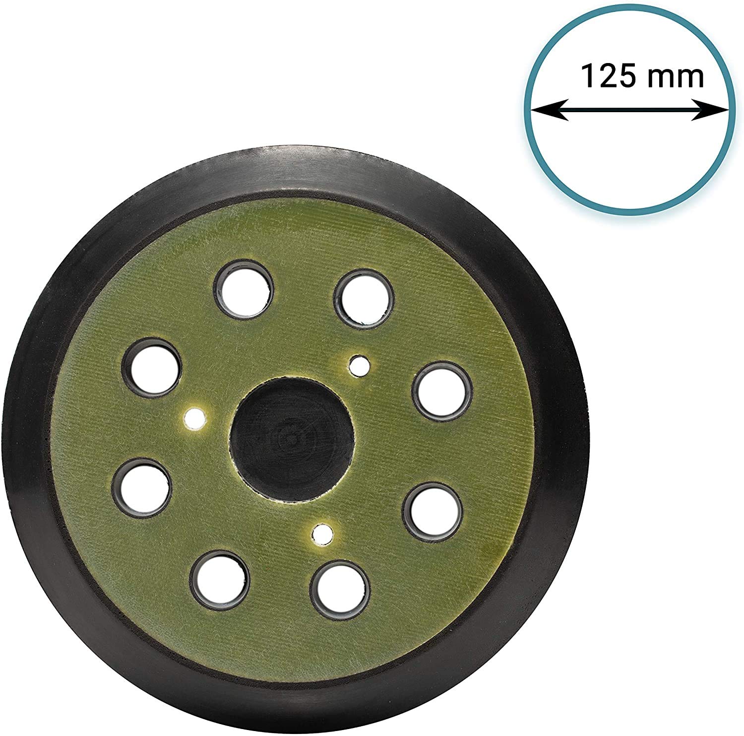 8+3 Sander Backing Pad / 5" 125mm