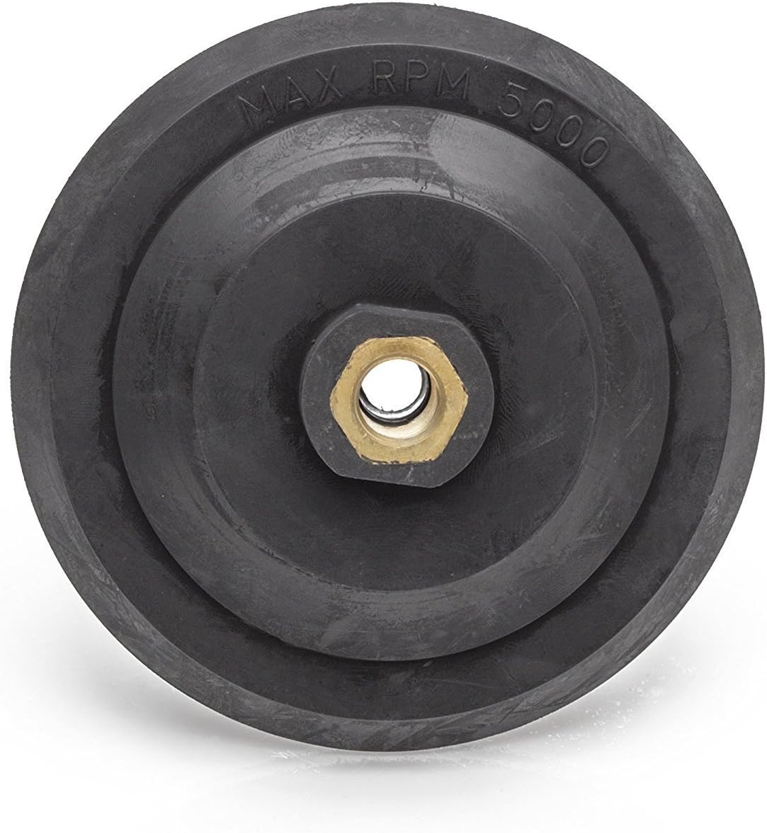 5/8"-11 Rigid Hook and Loop Backing Pad / 4" 100mm - Water Feed