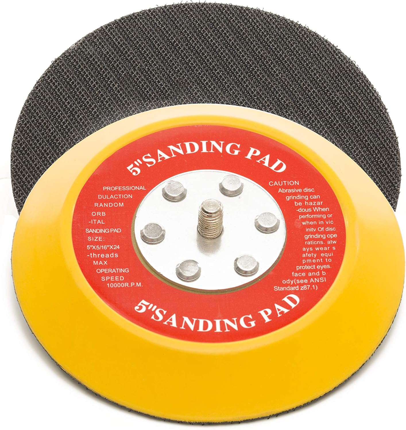 125mm ( 5") Dual Action Backing Sanding Pad 5/16"-24 - high profile