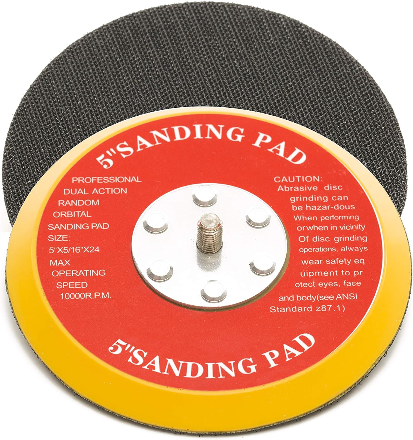 125mm ( 5") Dual Action Backing Sanding Pad 5/16"-24 - medium profile