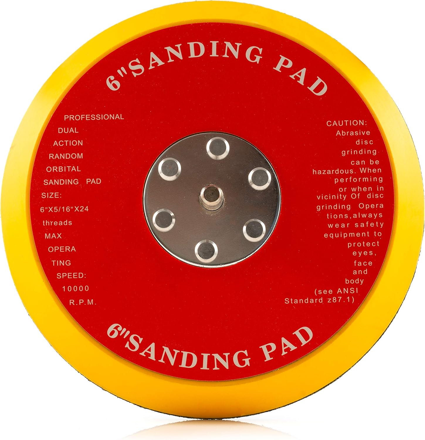 150mm ( 6") Dual Action Backing Pad 5/16"-24 - medium profile