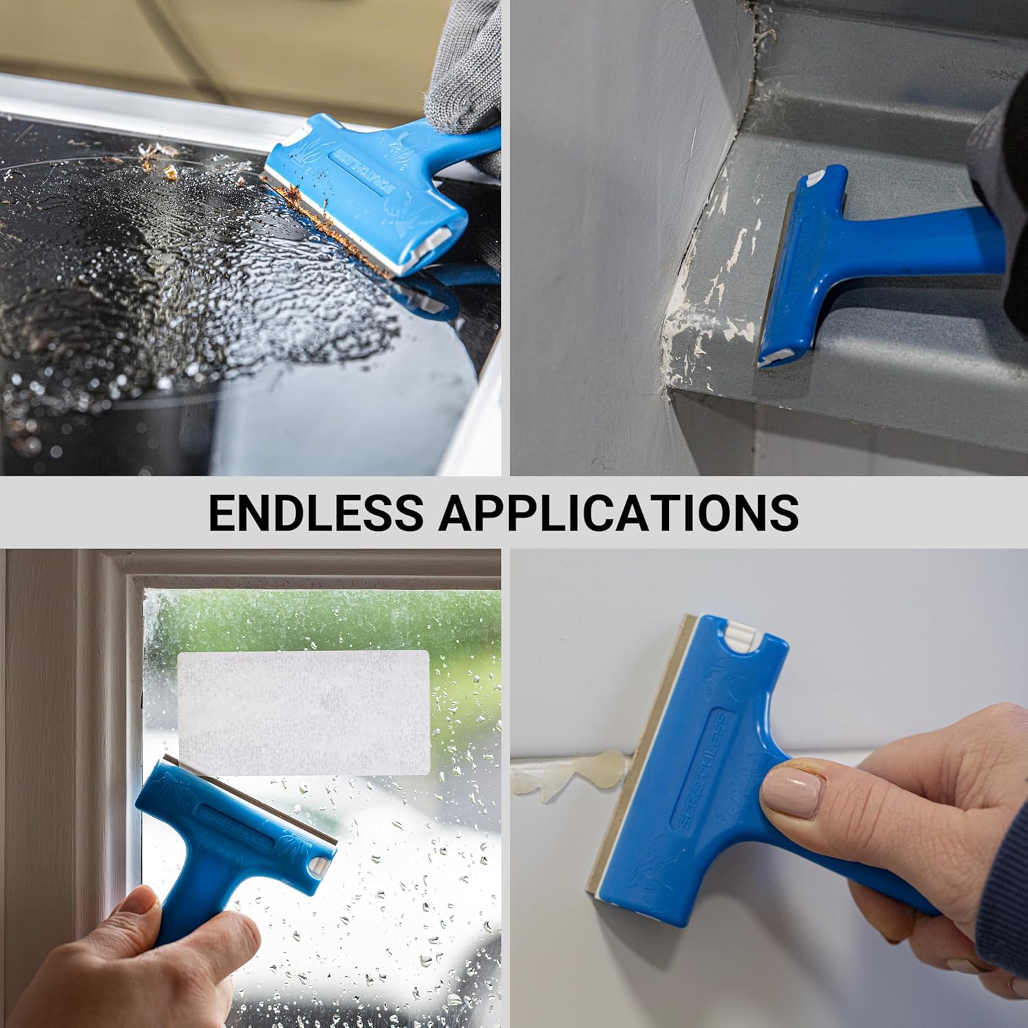 SCRATCHLESS Ergonomic Scraper 80mm