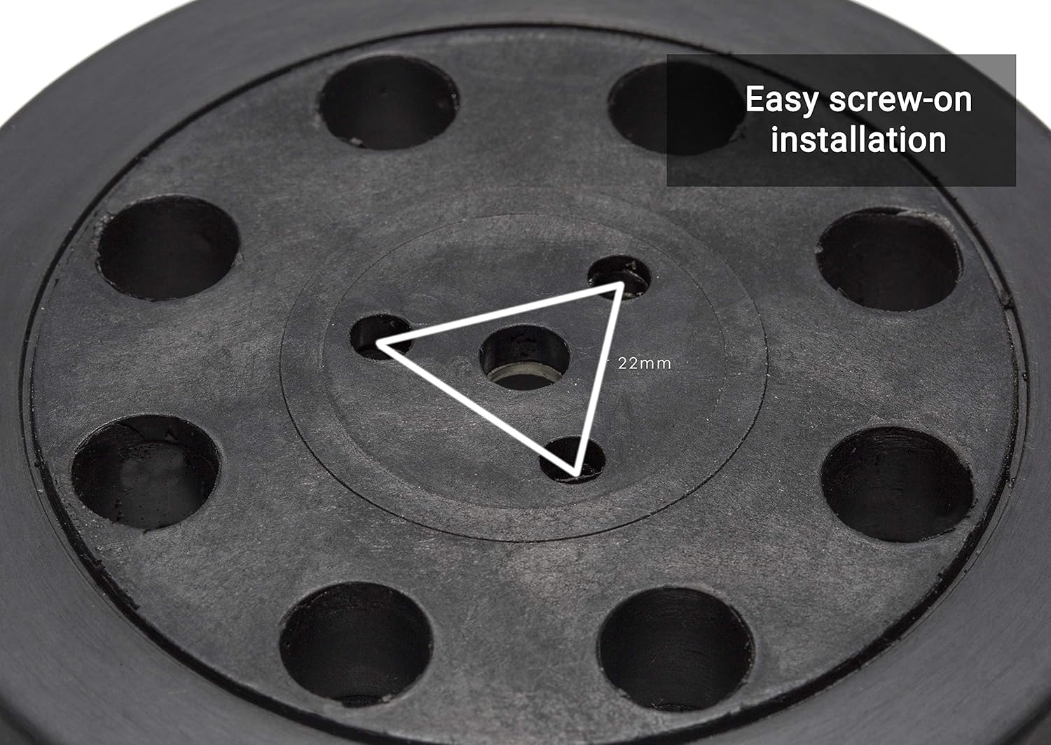 8+1+3 Sander Backing Pad / 5" 125mm Hook and Loop