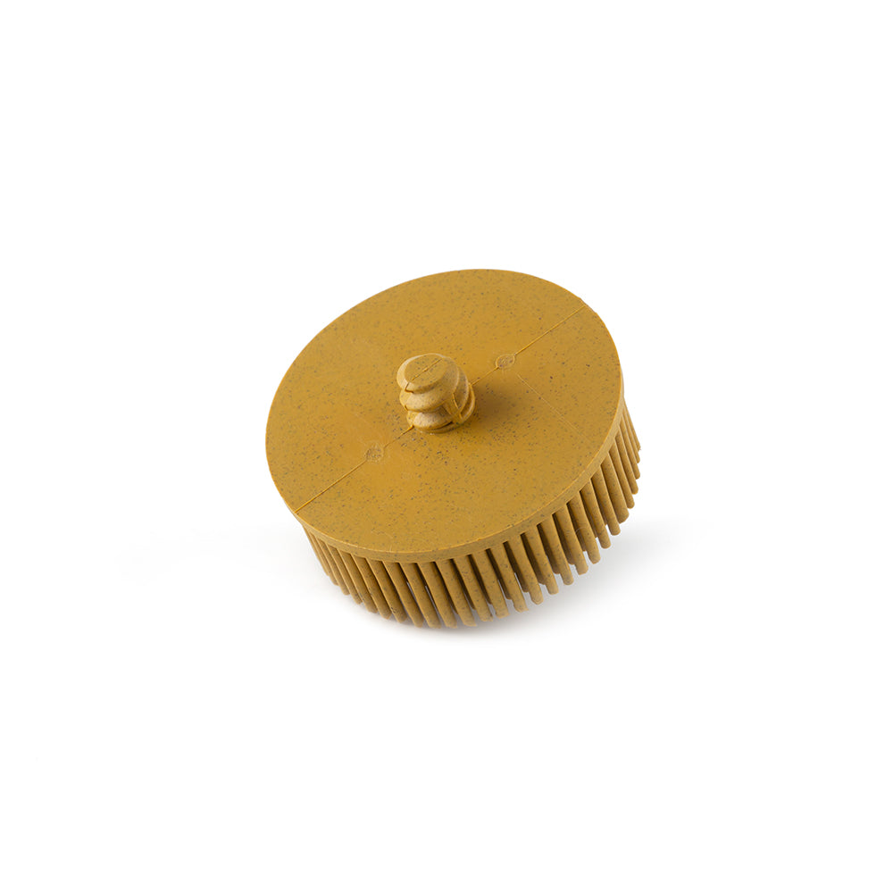 Quick-Lock Bristle Disc / 2" (50 mm) - Yellow Grid 80