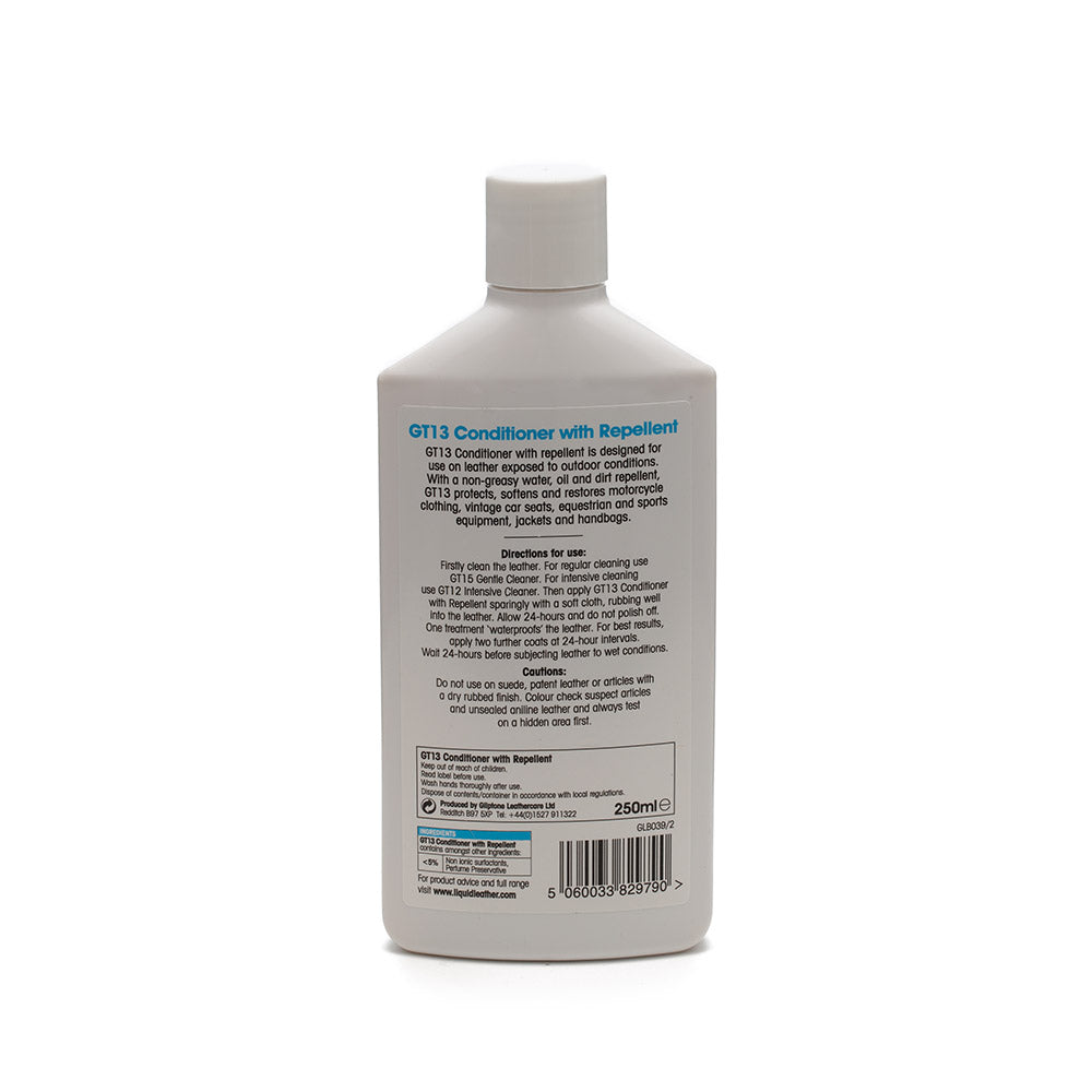 Liquid Leather Conditioner GT13 with Repellent 250 ml (8.4 oz)