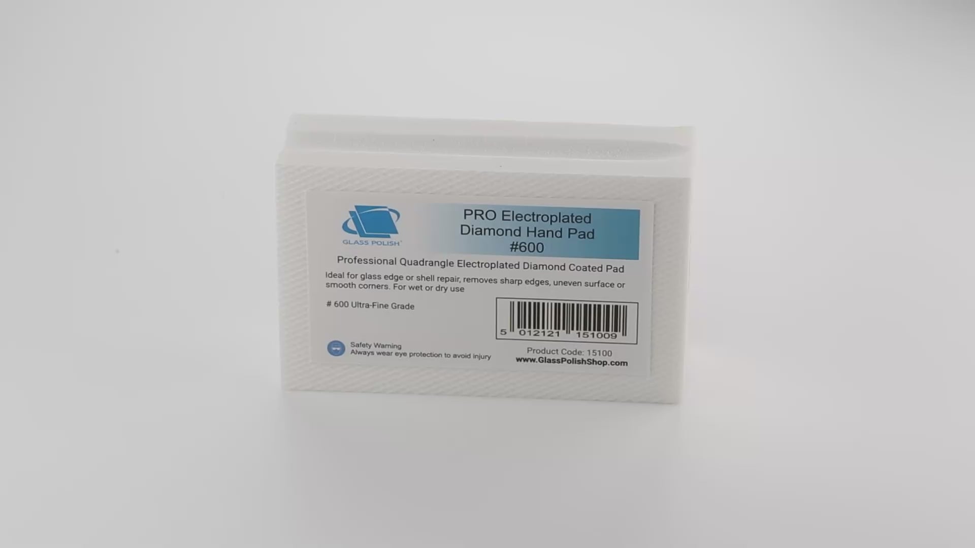 PRO Diamond Hand Sanding Pad - Grit 600 Ultra Fine