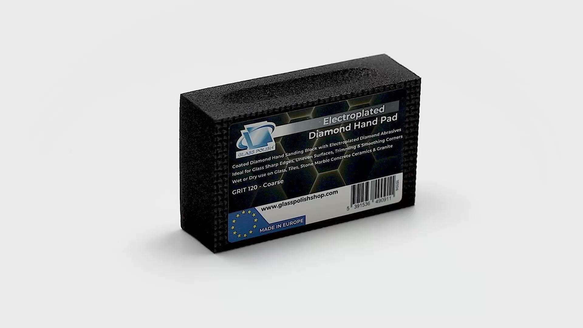 PRO Diamond Hand Sanding Pad - Grit 120 Coarse - 2 Pads