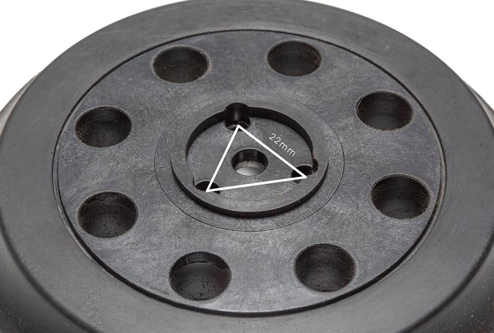 8+1+3 Sander Backing Pad / 5" 125mm