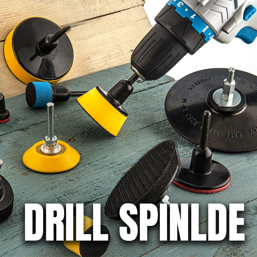 Drill Spindle Backing Pads