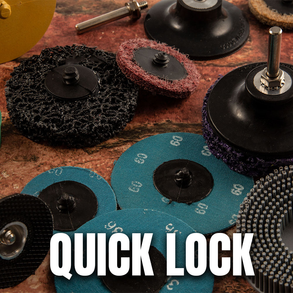 Roll On Backing Pads & Quick Lock Pads