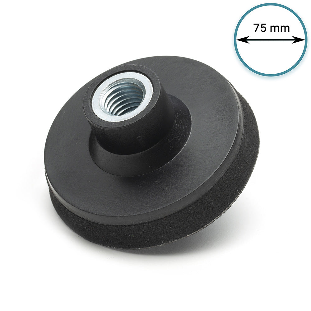 75mm ( 3") Rotary backing pad PSA - 5/8"-11 - medium