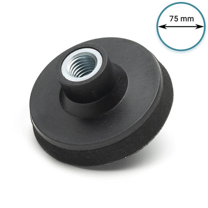 75mm ( 3") Rotary backing pad PSA - 5/8"-11 - medium
