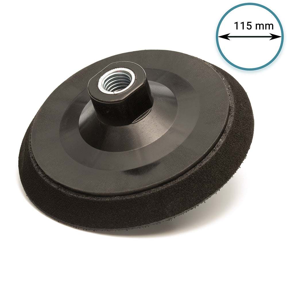 115mm ( 4.5") Rotary polishing backing pad 5/8"-11 - Medium
