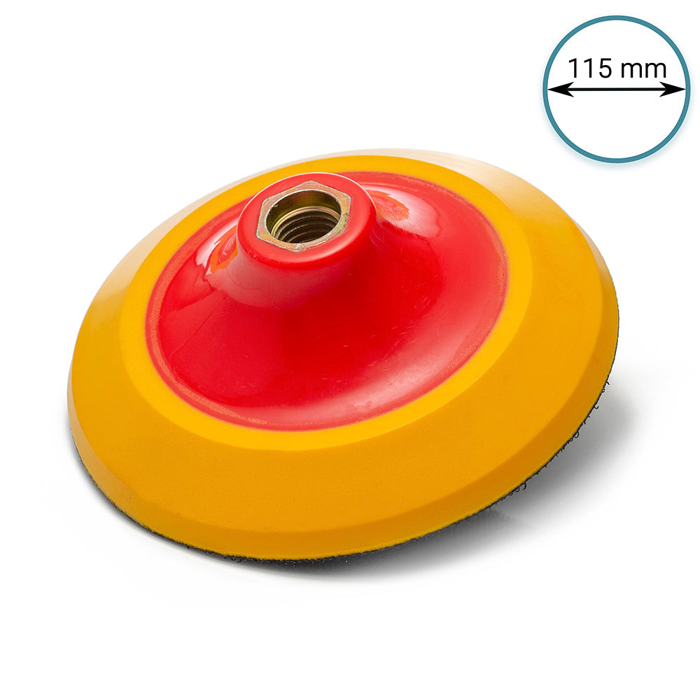 115mm ( 4.5") Rotary polishing backing pad 5/8"-11 - Medium