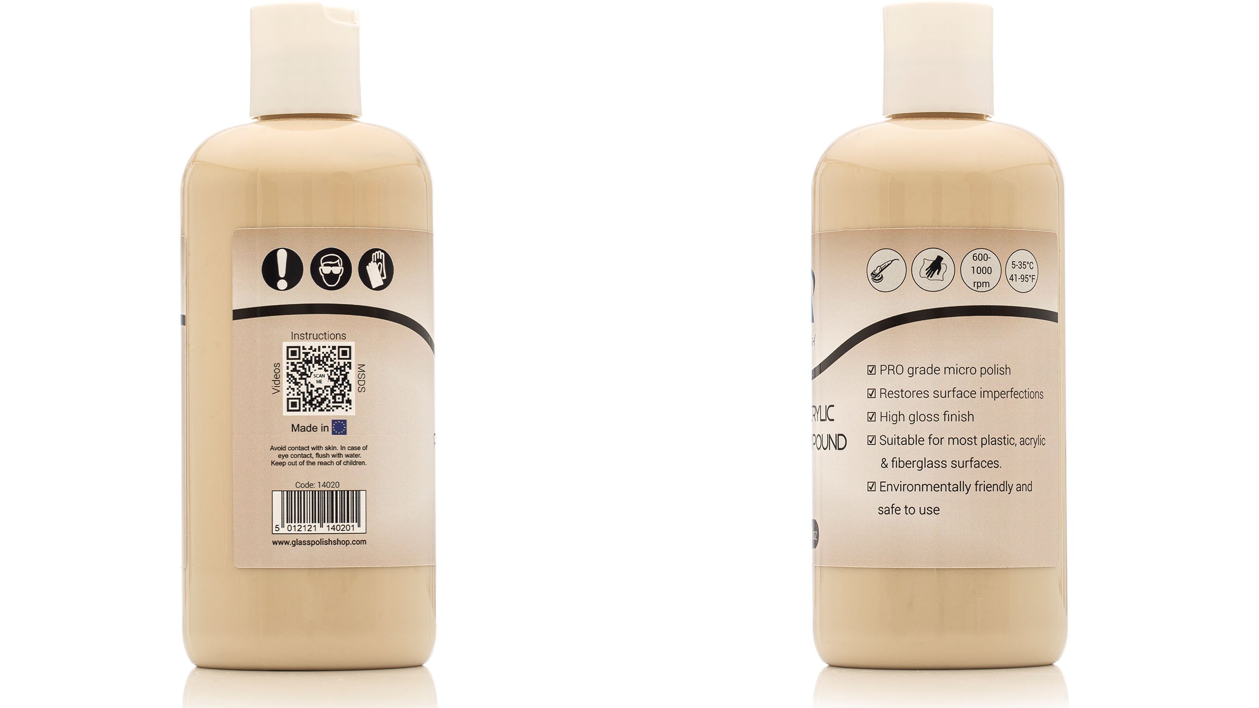 Plastic & Acrylic Polishing Compound 500ml
