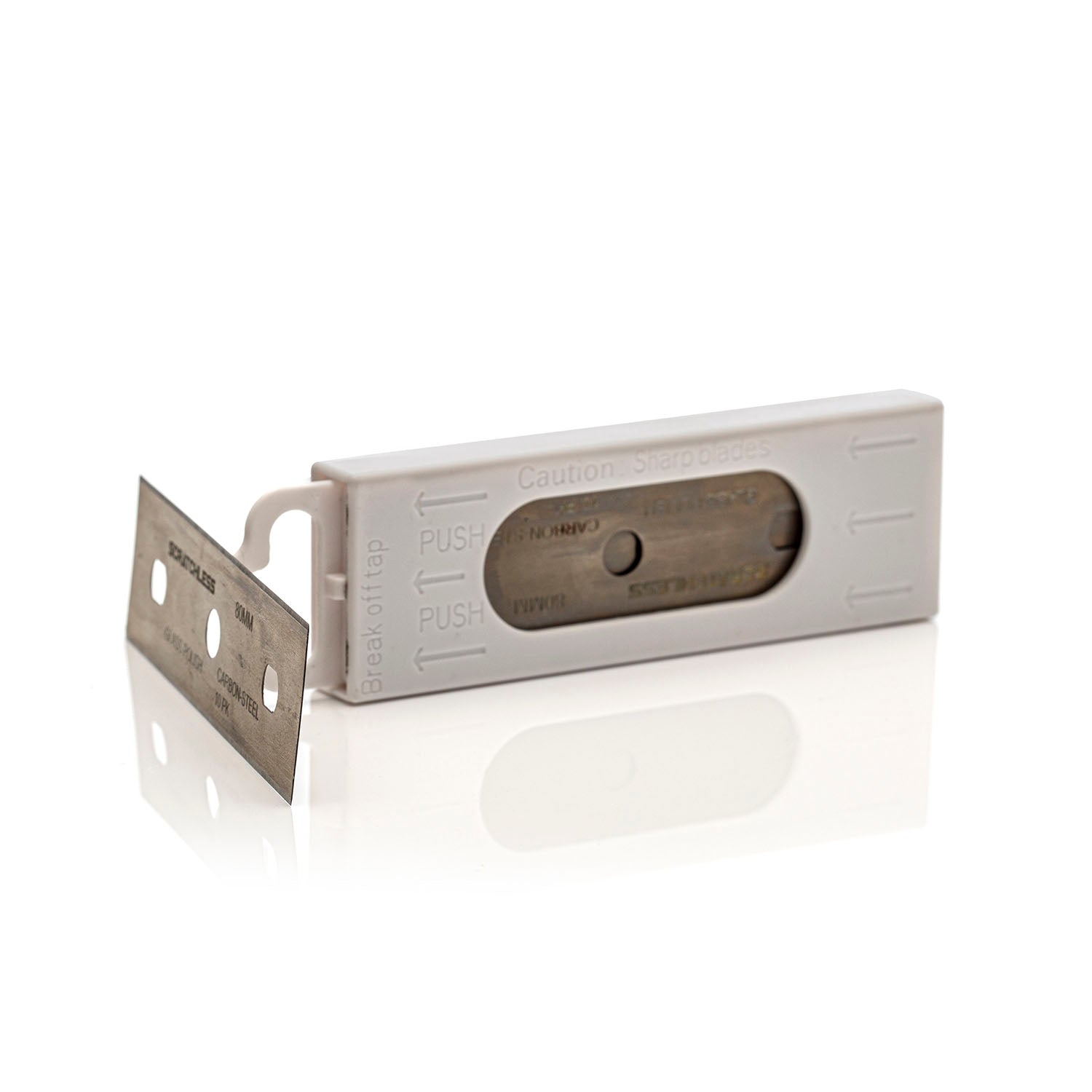 SCRATCHLESS 10 x Carbon Steel Blades for SCRATCHELSS Scraper |78mm