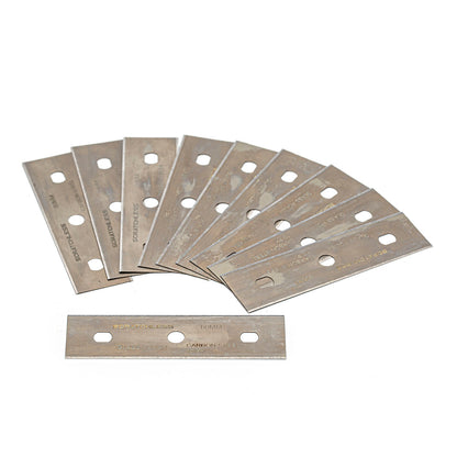 SCRATCHLESS Scraper for Glass with 10 x carbon steel blade