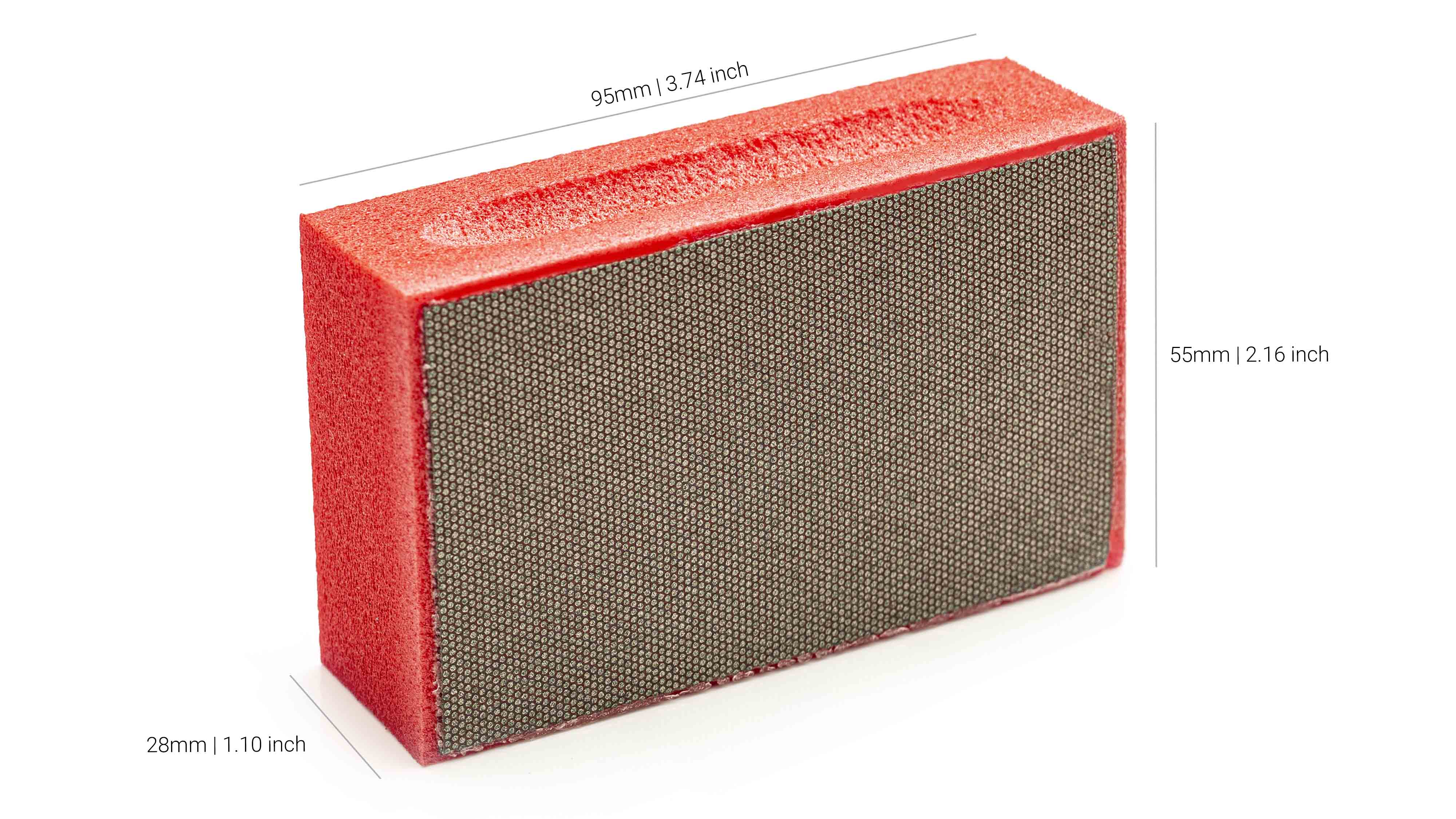 PRO Diamond Hand Sanding Pad - Grit 200 Medium - 2 Pads