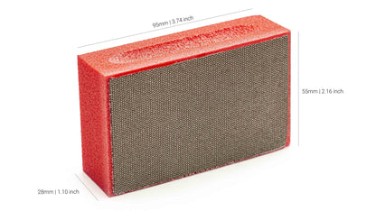PRO Diamond Hand Sanding Pad - Grit 200 Medium - 2 Pads