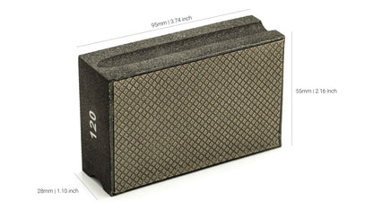PRO Diamond Hand Sanding Pad - Grit 120  Coarse