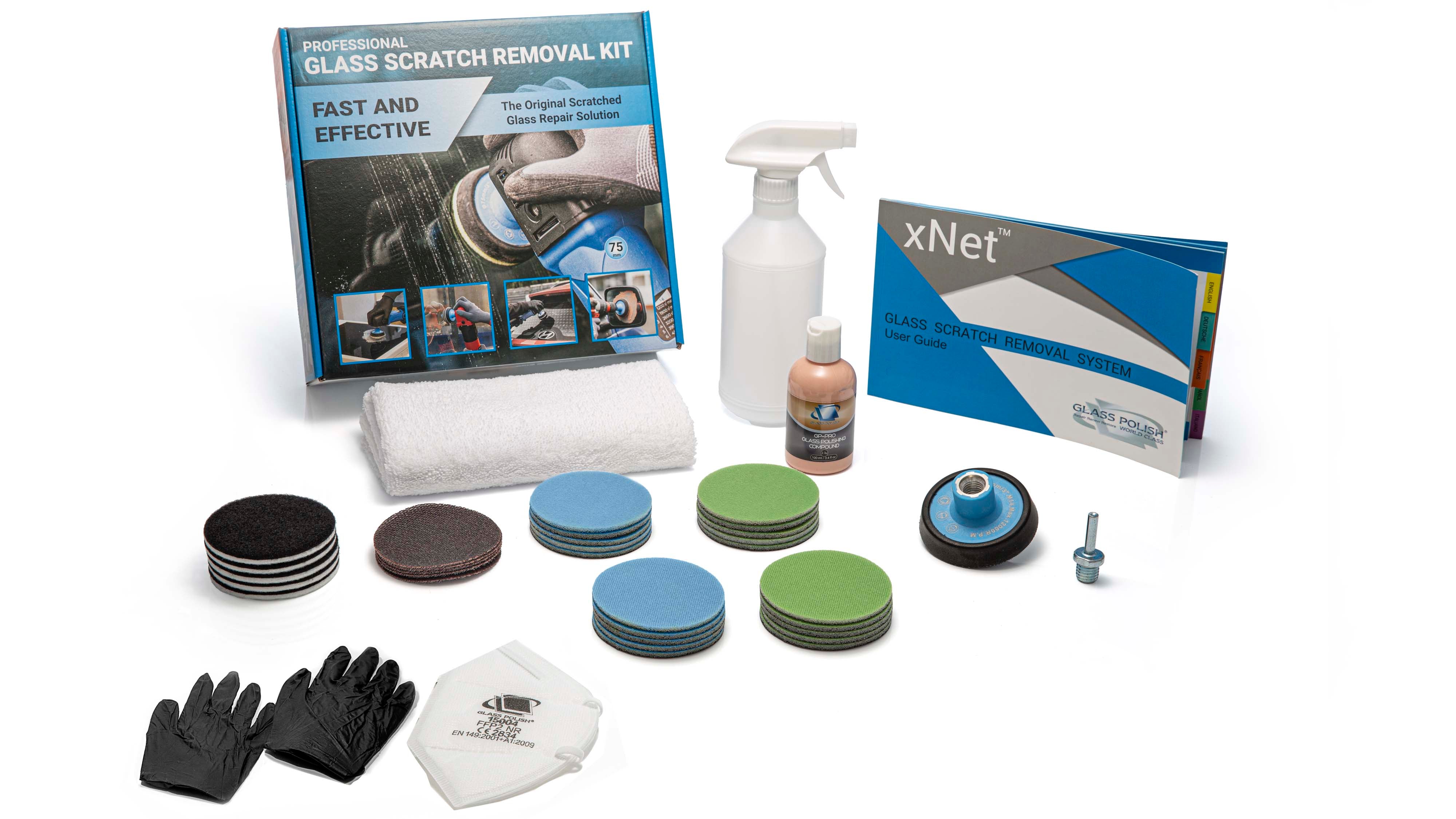PRO Glass Scratch Removal Kit 75mm