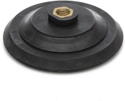 5/8"-11 Rigid Hook and Loop Backing Pad / 4" 100mm - Water Feed