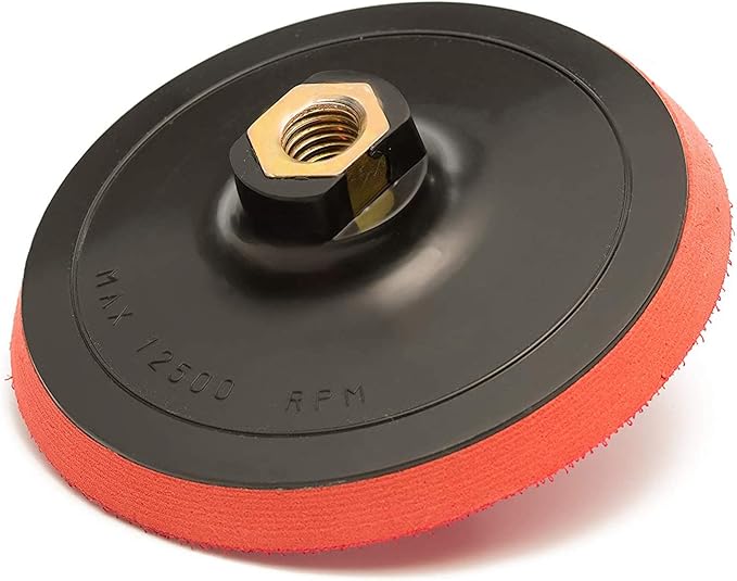 115mm ( 4.5") Rotary polishing backing pad M14 - Hard