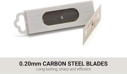 SCRATCHLESS 10 x Carbon Steel Blades for SCRATCHELSS Scraper |78mm