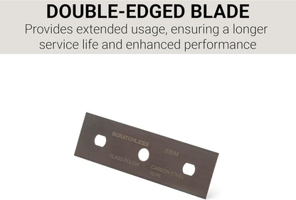 SCRATCHLESS 10 x Carbon Steel Blades for SCRATCHELSS Scraper |78mm