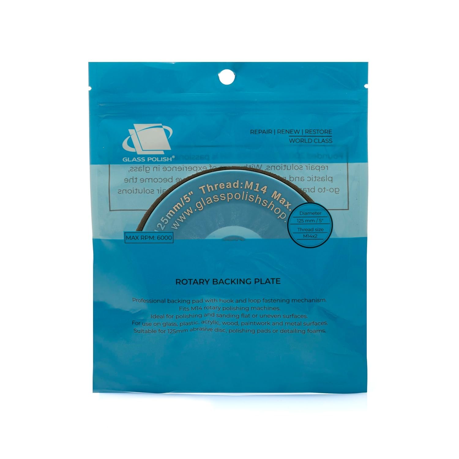 125mm (5") PRO Rotary Backing Pad M14