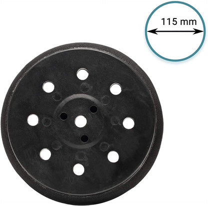 8+1+3 Sander Backing Pad / 4.5" 115mm Hook and Loop