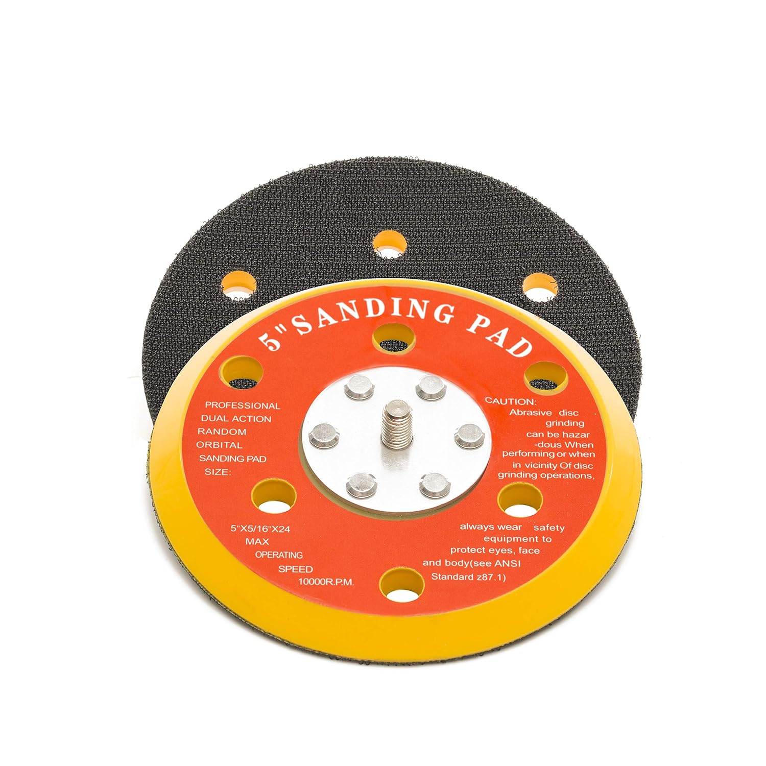 125mm ( 5") Dual Action Backing Pad 5/16"-24 - 6 holes - medium profile