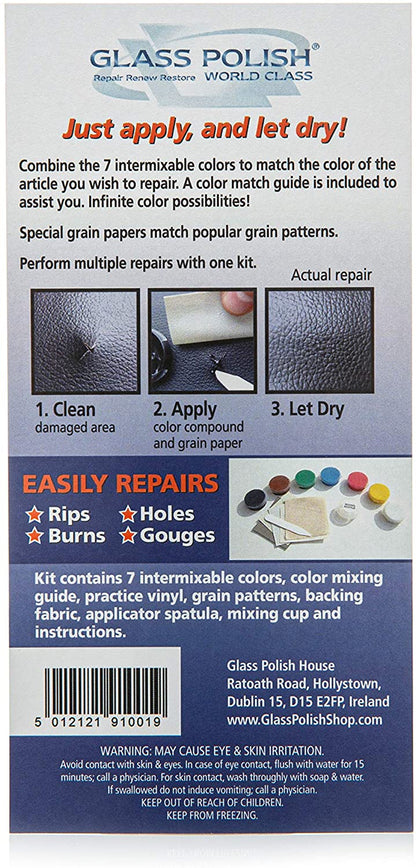 Leather & Vinyl Repair Air Dry Kit – DIY Repairs in Minutes