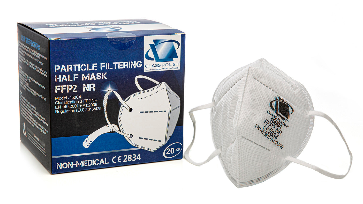 Dust Mask FFP2 NR / Pack of 20