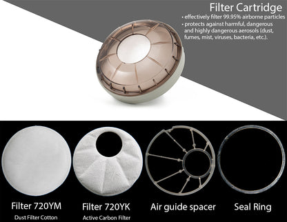 Half Face Dust Mask GP720