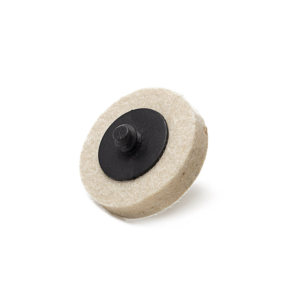 Quick-Lock Felt Buffing Pad / 2" (50 mm) - 3 pk Felt Pads