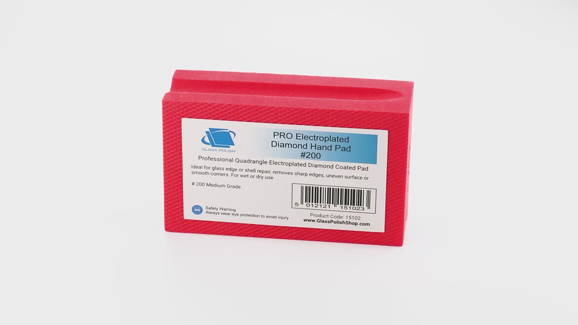 PRO Diamond Hand Sanding Pad - Grit 200 Medium