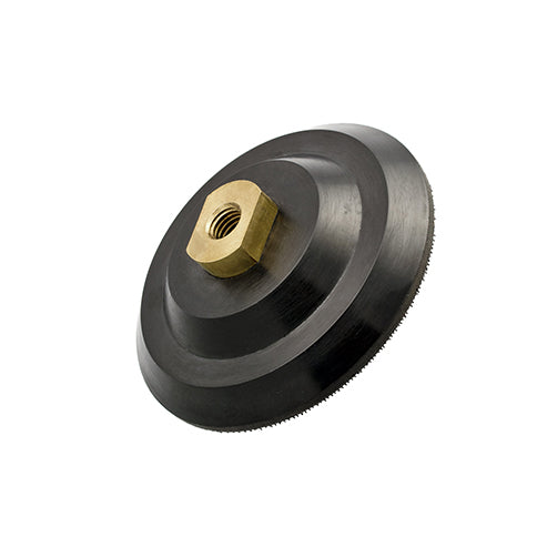 5/8"-11 Rigid Hook and Loop Backing Pad / 3" 75mm - Water Feed